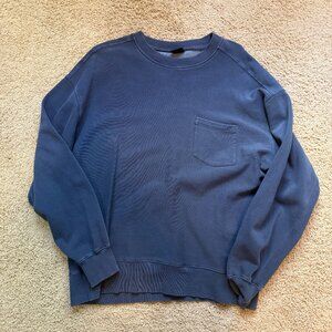 Cotton On Loose Fit Crewneck Sweatshirt – Blue (L)